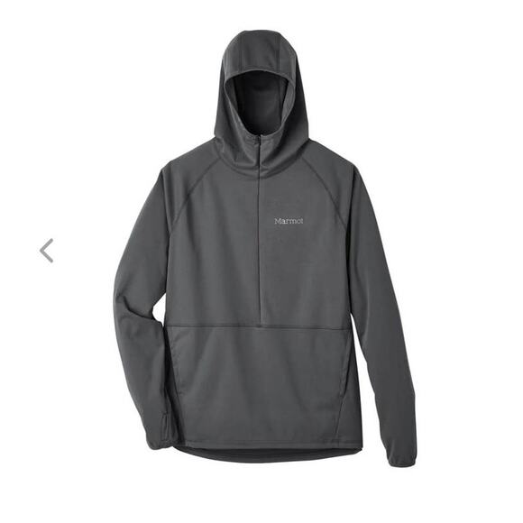 NWT Marmot Zenyatta 1/2 Zip Hoodie - MEDIUM - slate gray - MEDIUM - Picture 1 of 5